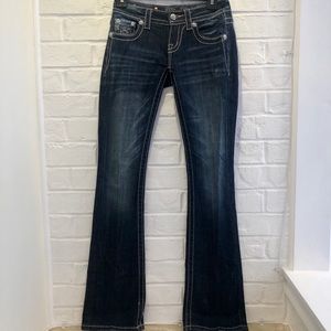 Miss Me Signature Rise Boot Cut Jeans